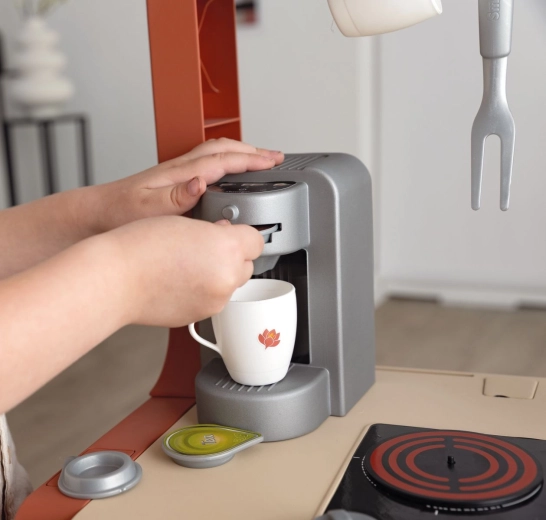 Electronic cooktop and “click-click” controls