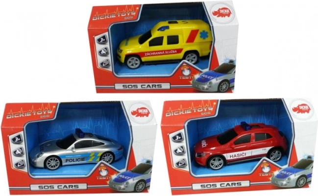 SOS auto ar gaismas un skaņas efektiem – čehu versija