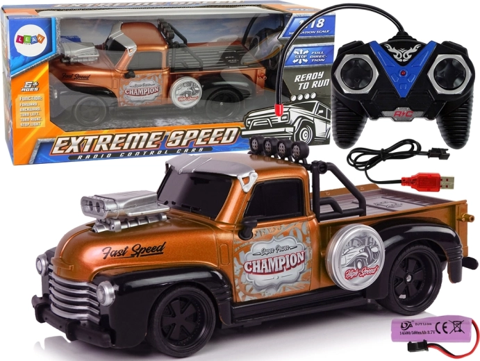 RC pikaps 1:18 brūns