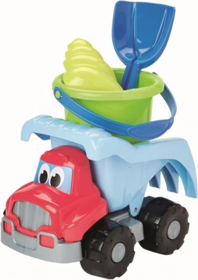 Smilšu kravas auto ar piederumu komplektu 20 cm