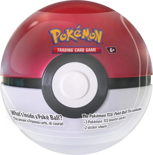 Pokémon TCG Poké Ball Tin 2024 with 3 booster packs - 1 piece
