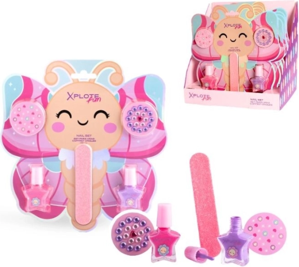 Butterfly nail set - 1 piece