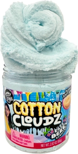 Wecool Cotton Cloudz zila plastilīna slime
