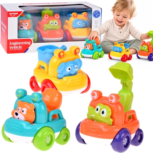 Construction Vehicle Set for Children from 18 Months