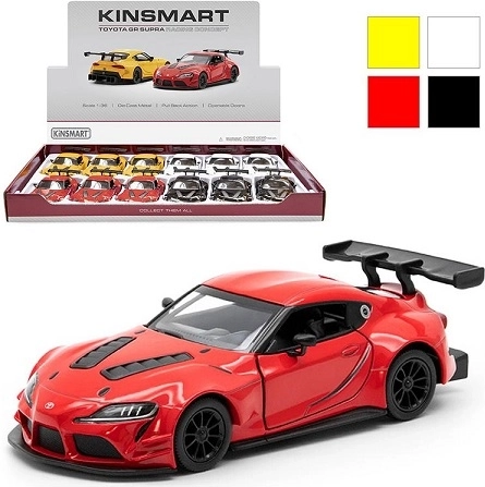 Toyota GR Supra Racing Concept metāla rotaļu auto 1:36