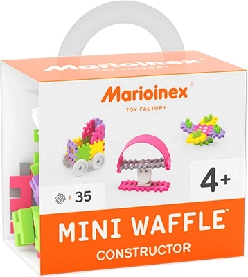 Mini Waffle construction blocks for girls, 35 pieces