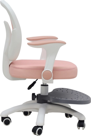 Folding armrests and swivel base