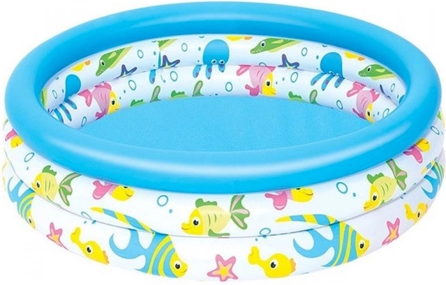 Bērnu piepūšamais baseins BESTWAY Ocean Life 102 × 25 cm