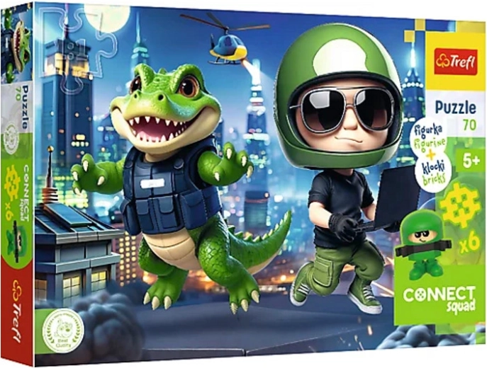 Puzzle Connect Mark 70 detaļas ar figūriņu