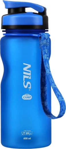 Tritan sports water bottle 600 ml – NILS CAMP, blue