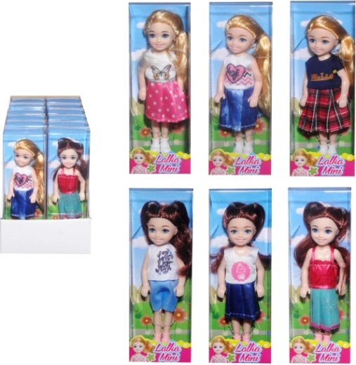 Mini doll with stand - 1 piece