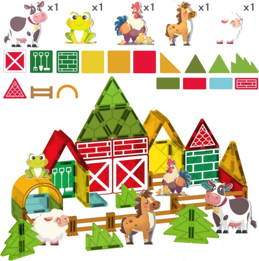 50 pieces for creative building