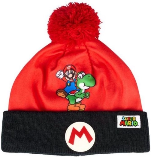 Sarkana flīsa cepure Super Mario