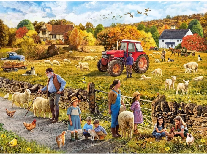 Puzzle Happy Harvest 1000 Pieces GIBSONS