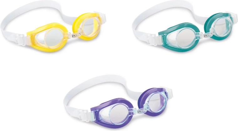 Bērnu peldbrilles Intex – dzeltenas