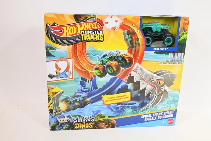 Hot Wheels Monster Trucks Plēsīgā cilpa ar mašīnīti Mega-Wrex