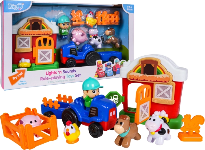 Farm for the Little Ones with a Tractor