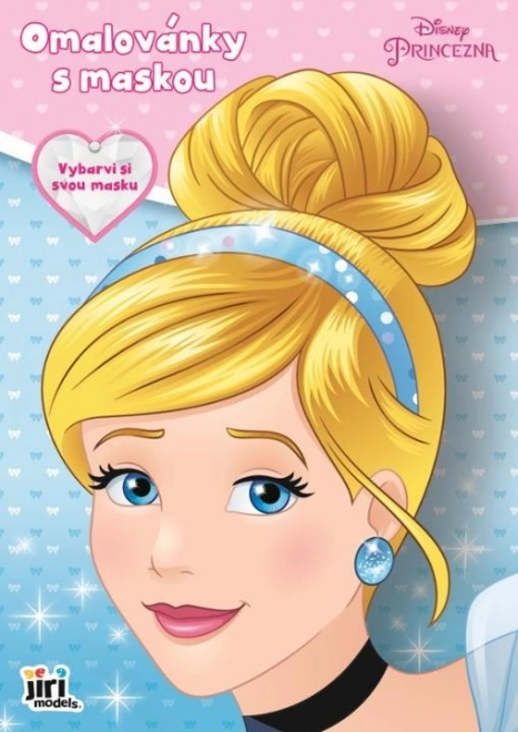 Krāsojamā grāmatiņa ar masku Disney Princeses