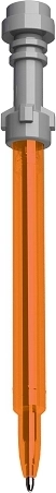 Lego Star Wars gel pen lightsaber orange
