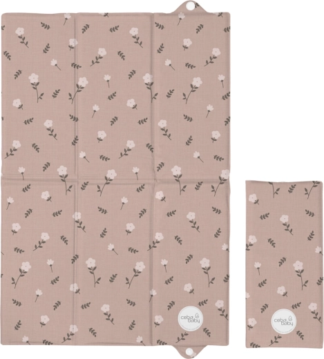Ceba Baby ceļojumu pārtinamais paliktnis Basic petite blossoms 60 × 40 cm