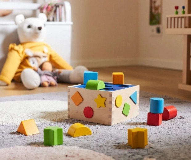 Learning shapes through play
