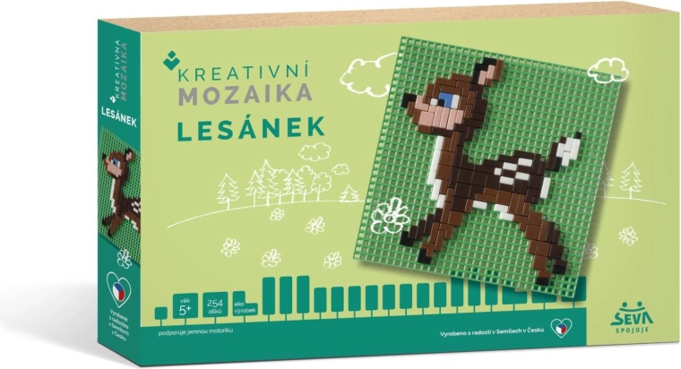 Radošā mozaīka Mežiņš 254 detaļas
