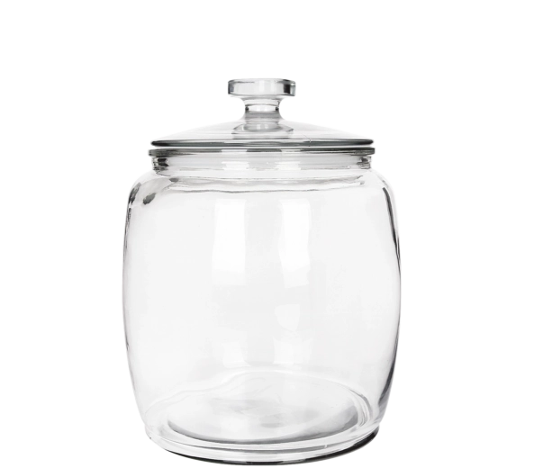 Glass storage jar 2 L with lid and seal