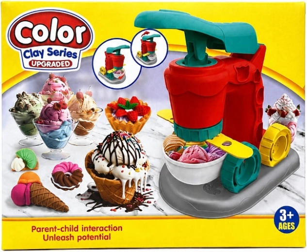 Creative modeling clay set for making ice creams and desserts