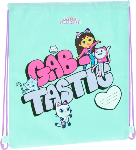 Gabby's Dollhouse drawstring bag for kids 3+