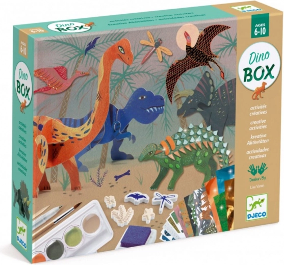 Luksusa mākslas komplekts “Dinozauri”