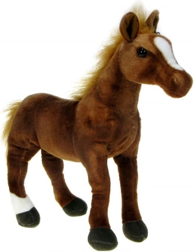Plush English Thoroughbred Horse 35 cm