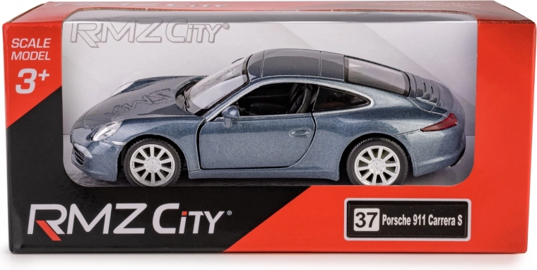 Metal car model Porsche 911 Carrera S 1:32 with pull-back drive