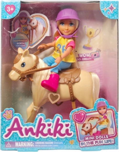 Doll with Horse and Riding Gear
