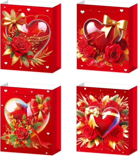 Gift Bag S – heart with bow
