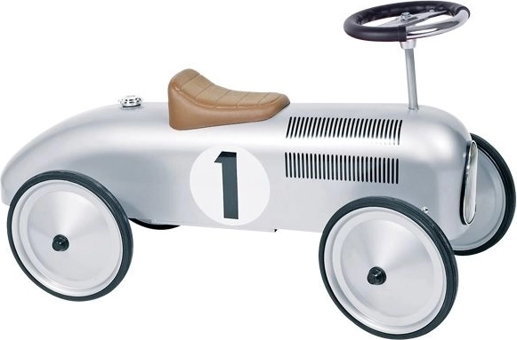 Goki Vintage balance bike silver