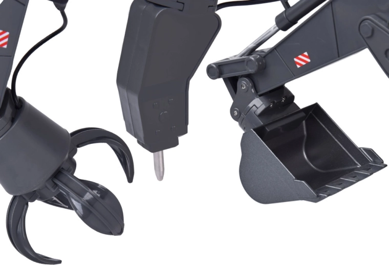 Nomaināmi 3‑in‑1 uzgaļi realistiskai spēlei