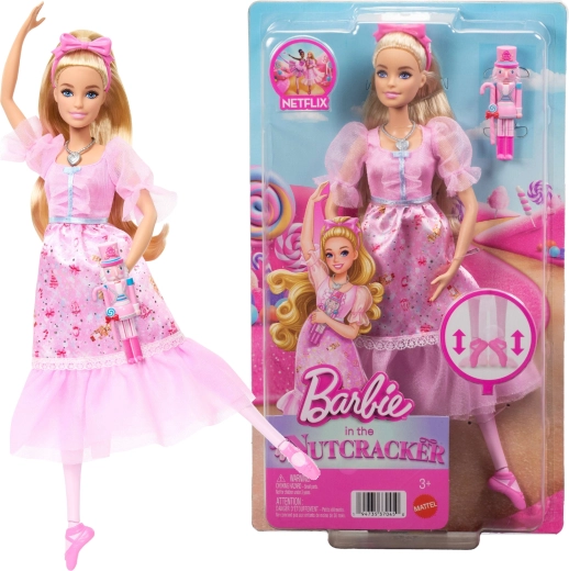 Barbie Riekstkodītājs – balerīna Klāra rozā naktskreklā