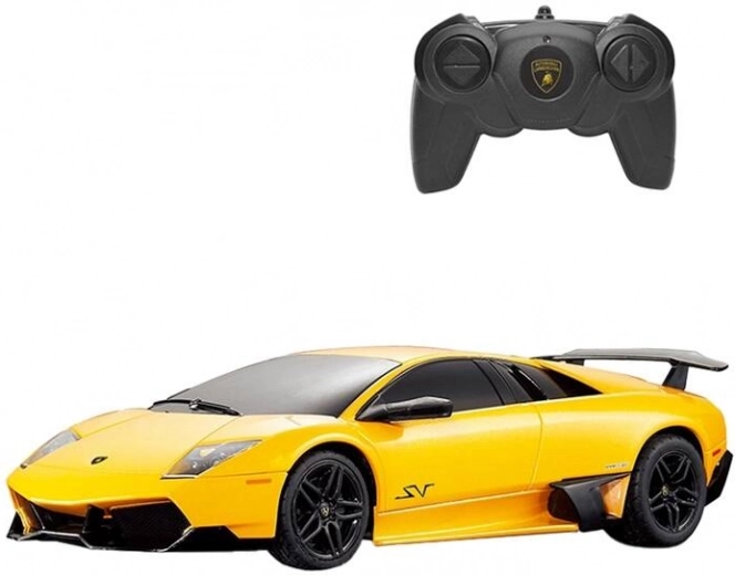RASTAR Lamborghini Murciélago LP670-4 tālvadības auto 1:24 dzeltens