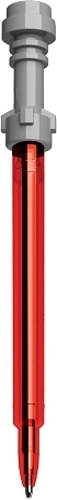 LEGO Star Wars gel pen lightsaber – red