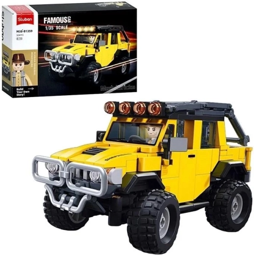 Sluban modeļu klucīši bezceļu Wrangler 1:35