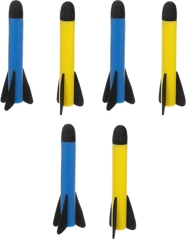 Safe foam rockets for outdoor play