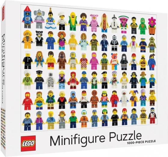 Puzzle LEGO minifigūriņas 1000 gabaliņu