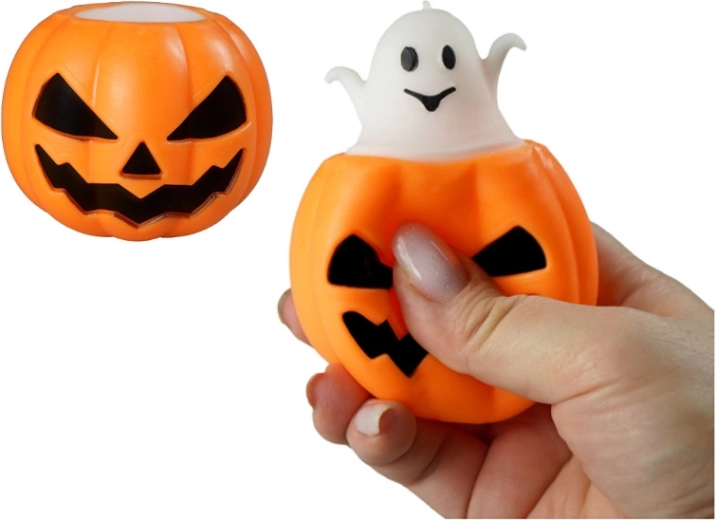 Stress Relief Pumpkin with a Hidden Ghost