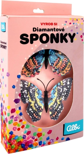 ALBI Make Your Own Diamond Butterfly Hair Clips Creative Kit