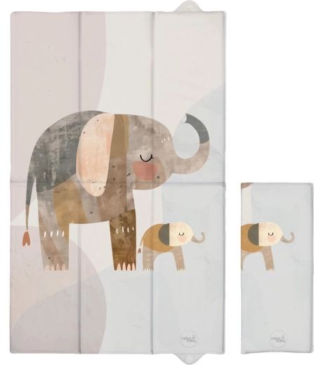 Ceba Baby travel changing mat Basic Elephant Family 80 × 50 cm