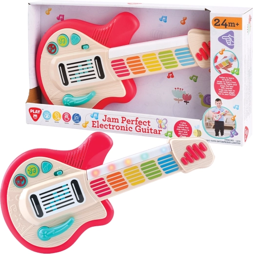 Elektroniskā ģitāra ar baterijām PLAYGO Jam Perfect