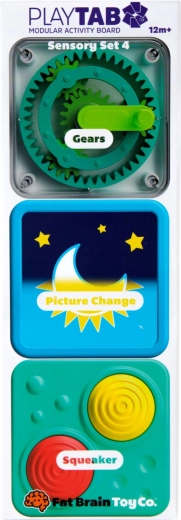 Fat Brain sensorisko rotaļlietu komplekts PlayTab Tile Set 4