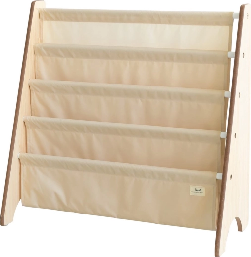 3 Sprouts grāmatu statīvs recycled solid/beige