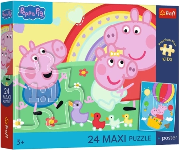 Bērnu puzle Maxi PremPlus Kids “Świnkowe dni” – 1 gab.