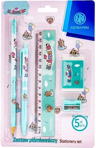 Astra rakstīšanas komplekts Pixel Animal, 5 gab.